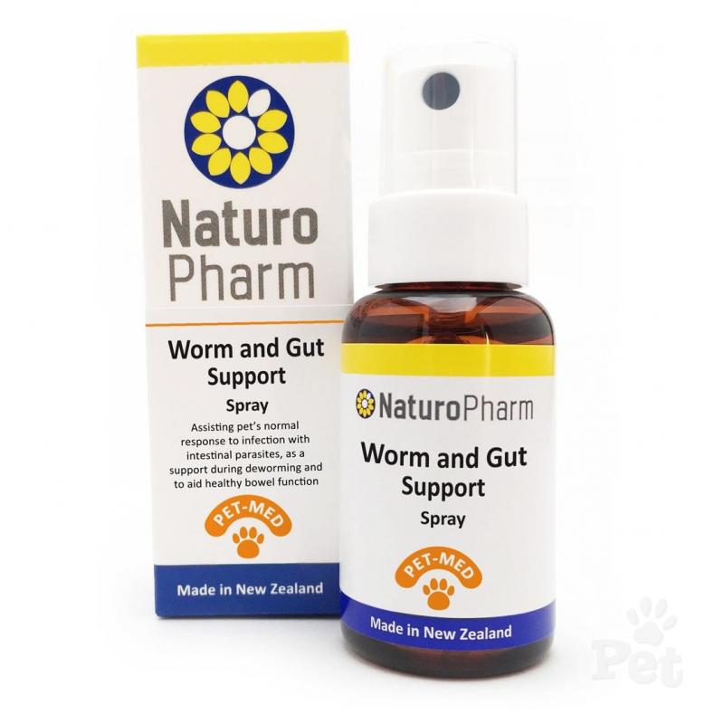 Naturopharm Pet Med Worm and Gut Support Spray 25ml
